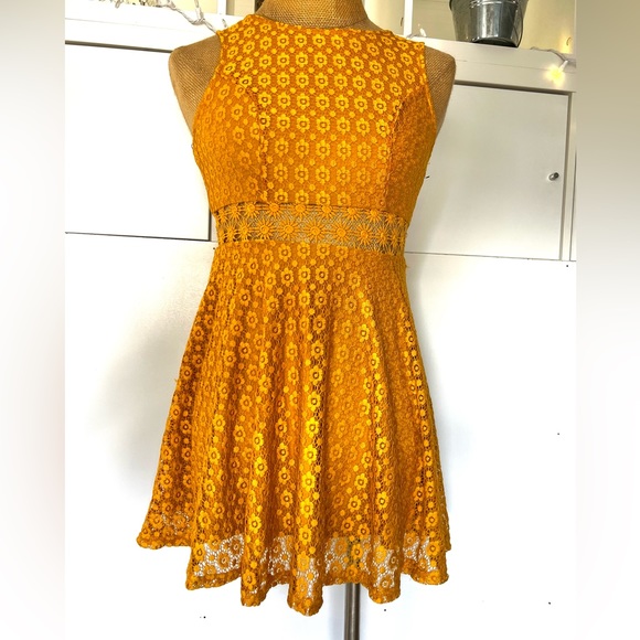 Women’s Golden Yellow Dress - Picture 1 of 1